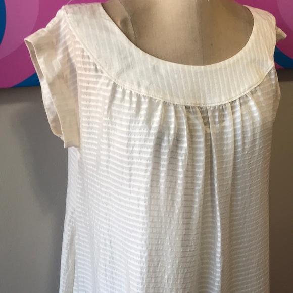 Club Monaco Ivory Silk Slip Dress - Picture 2 of 8